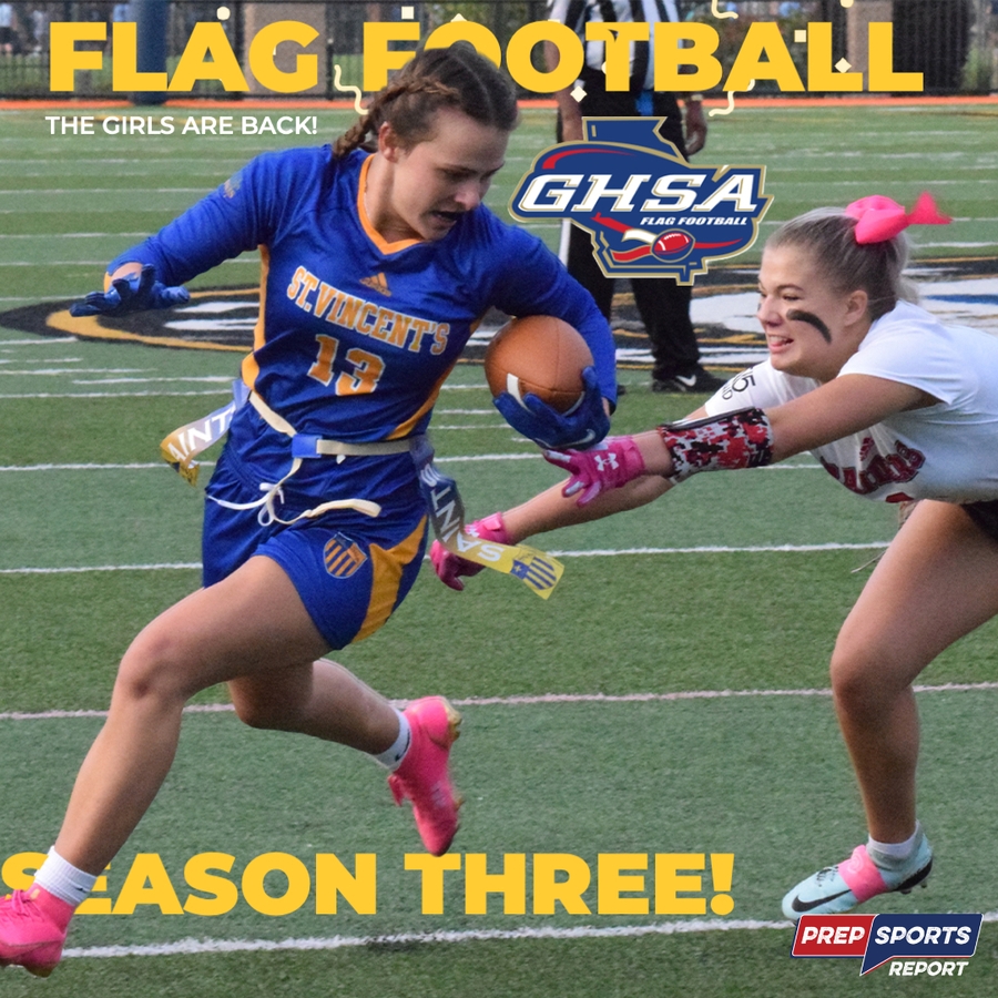 They're back for season three of GHSA girl's flag football Prep